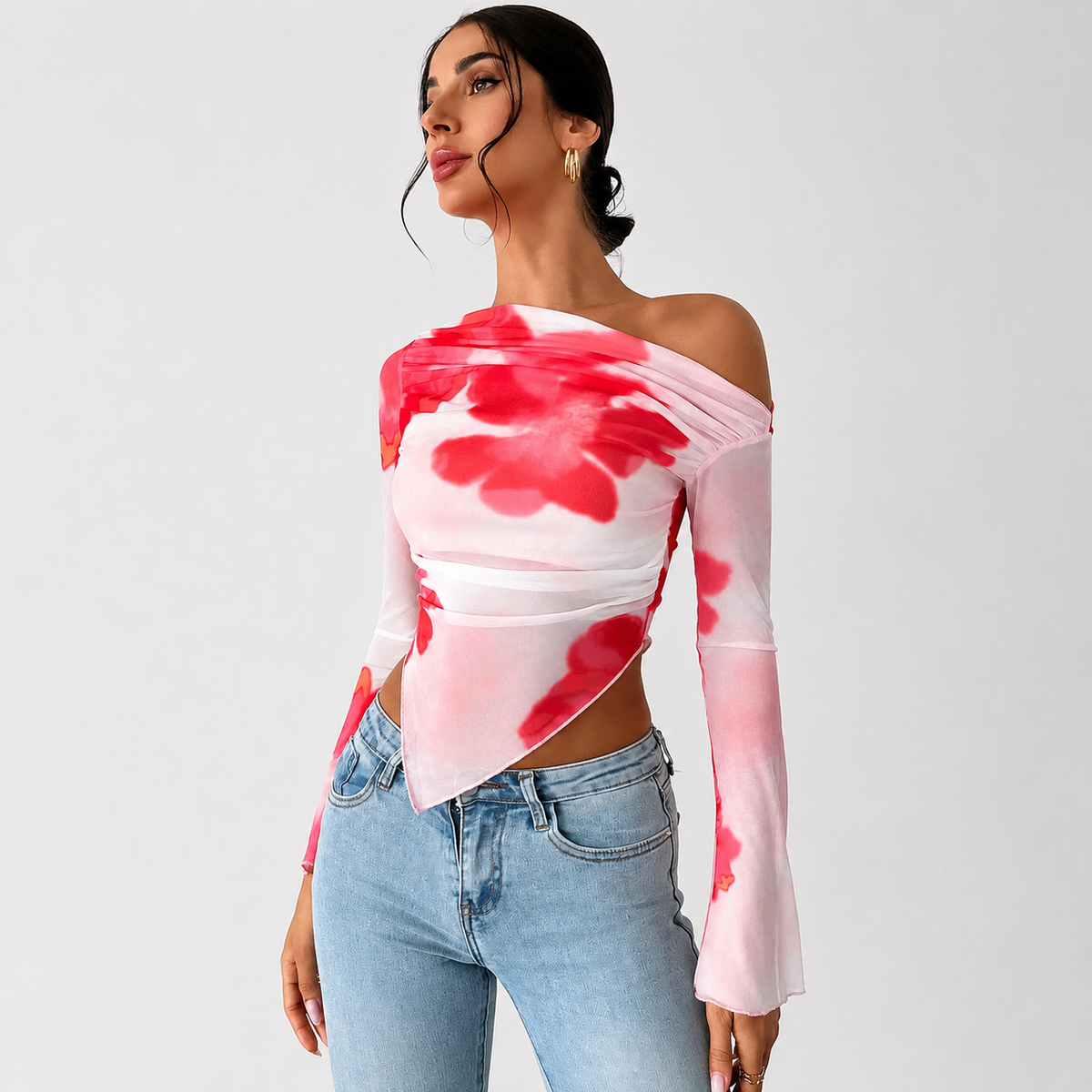 Sweet Spice Mesh Top