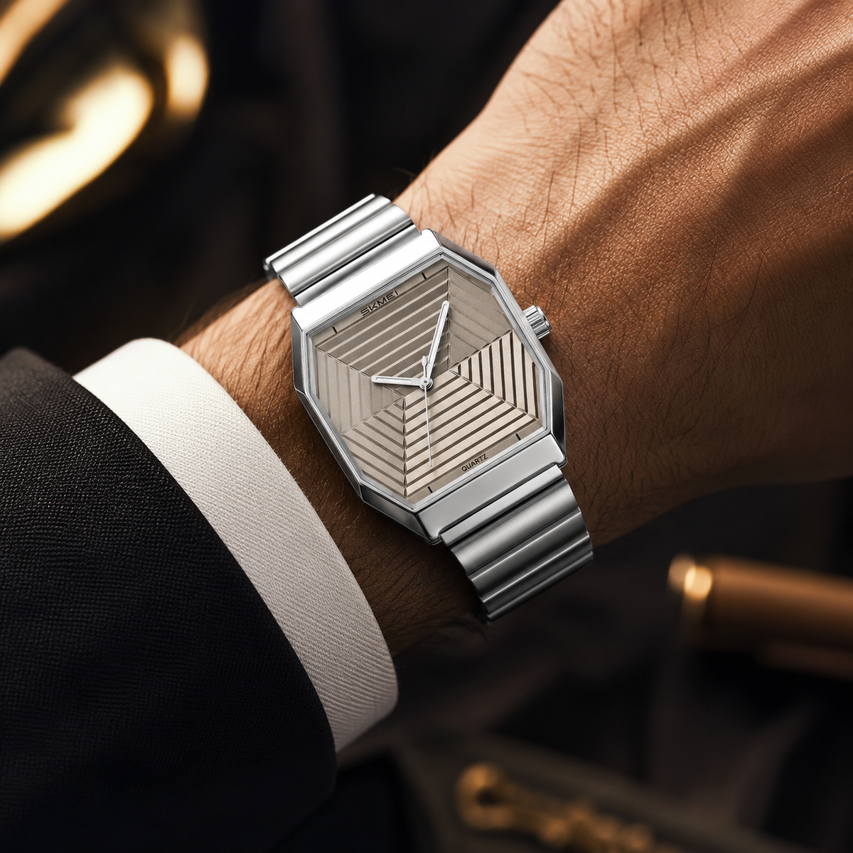 Infinity Stainless Steel Timepiece
