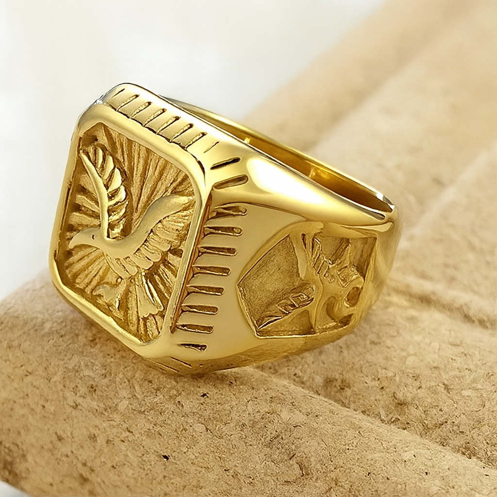 Eagle Crest Signet Ring