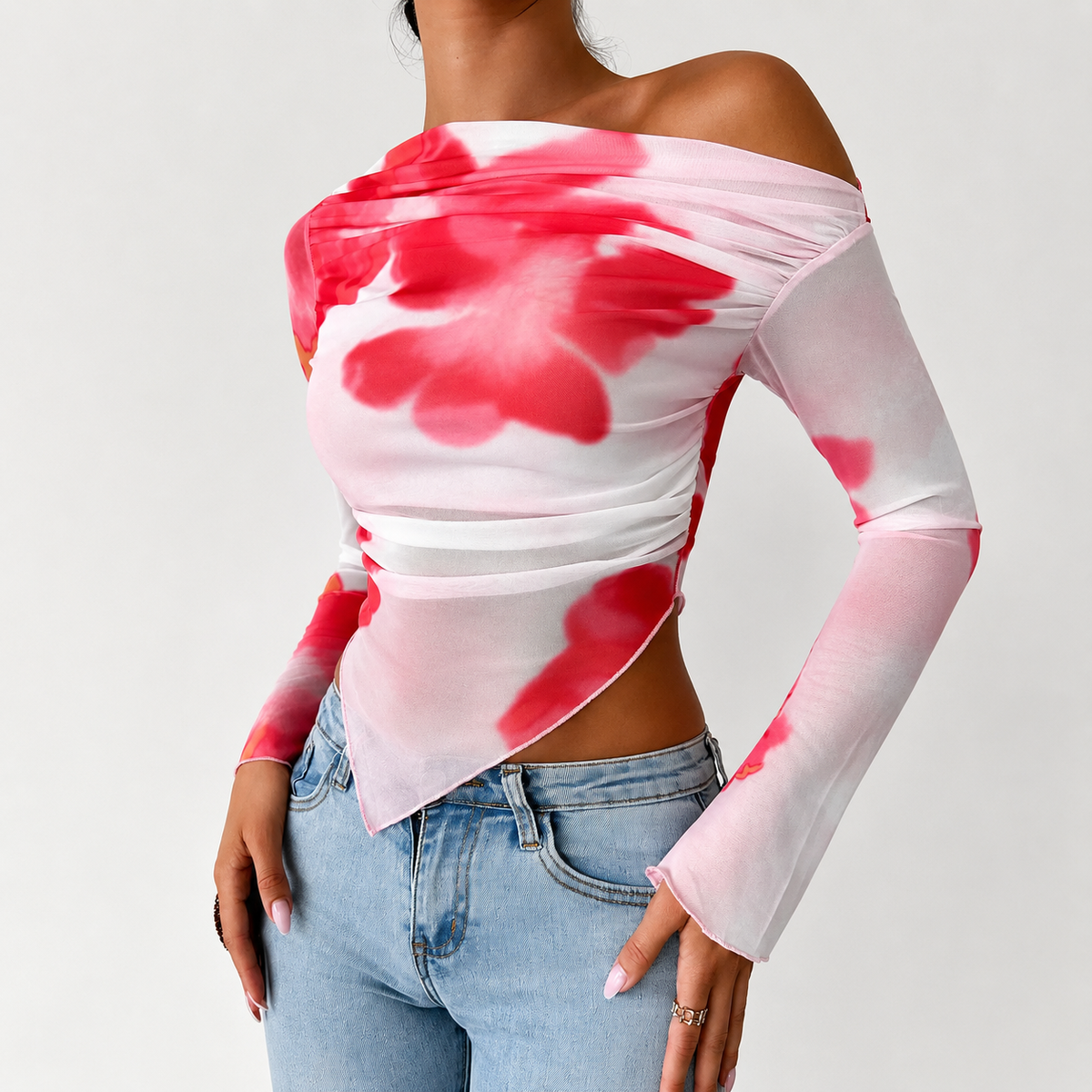 Sweet Spice Mesh Top
