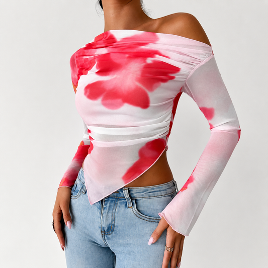 Sweet Spice Mesh Top