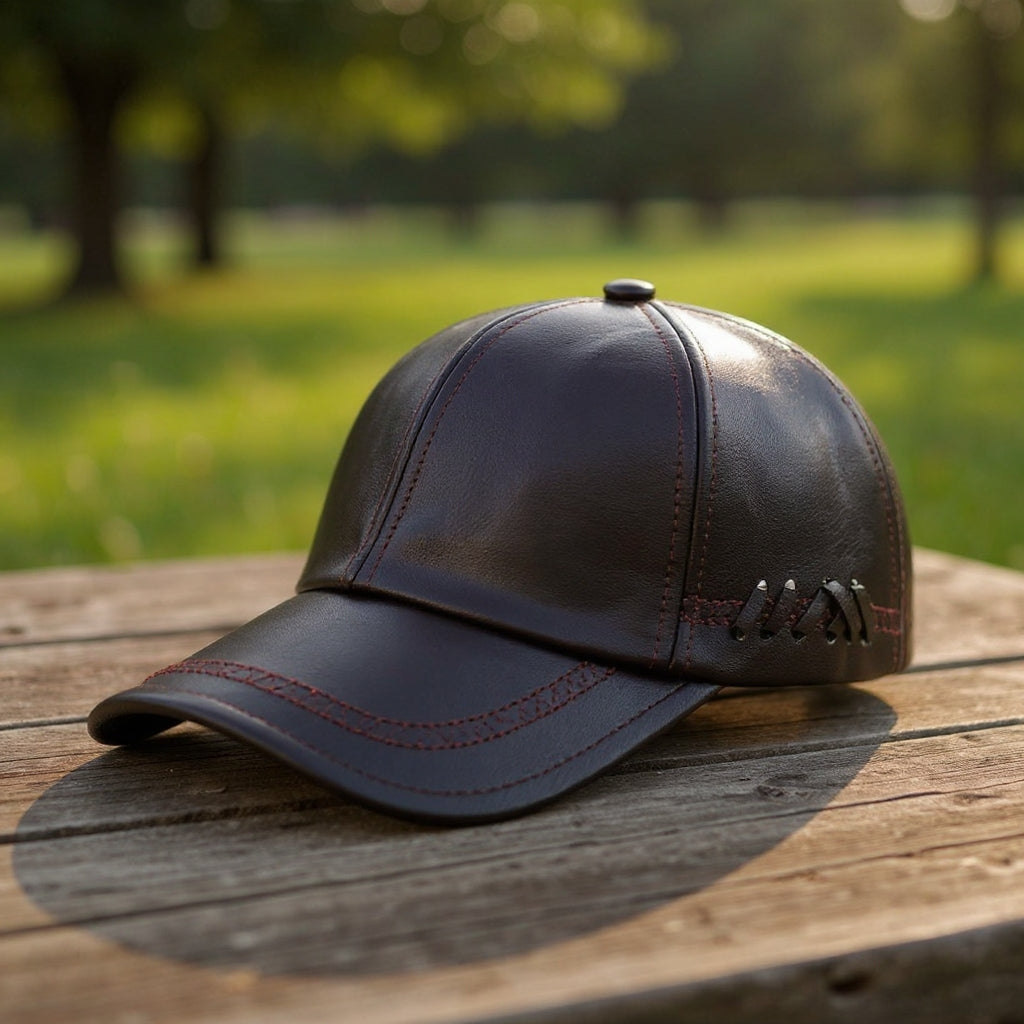 All-Season Leather Cap