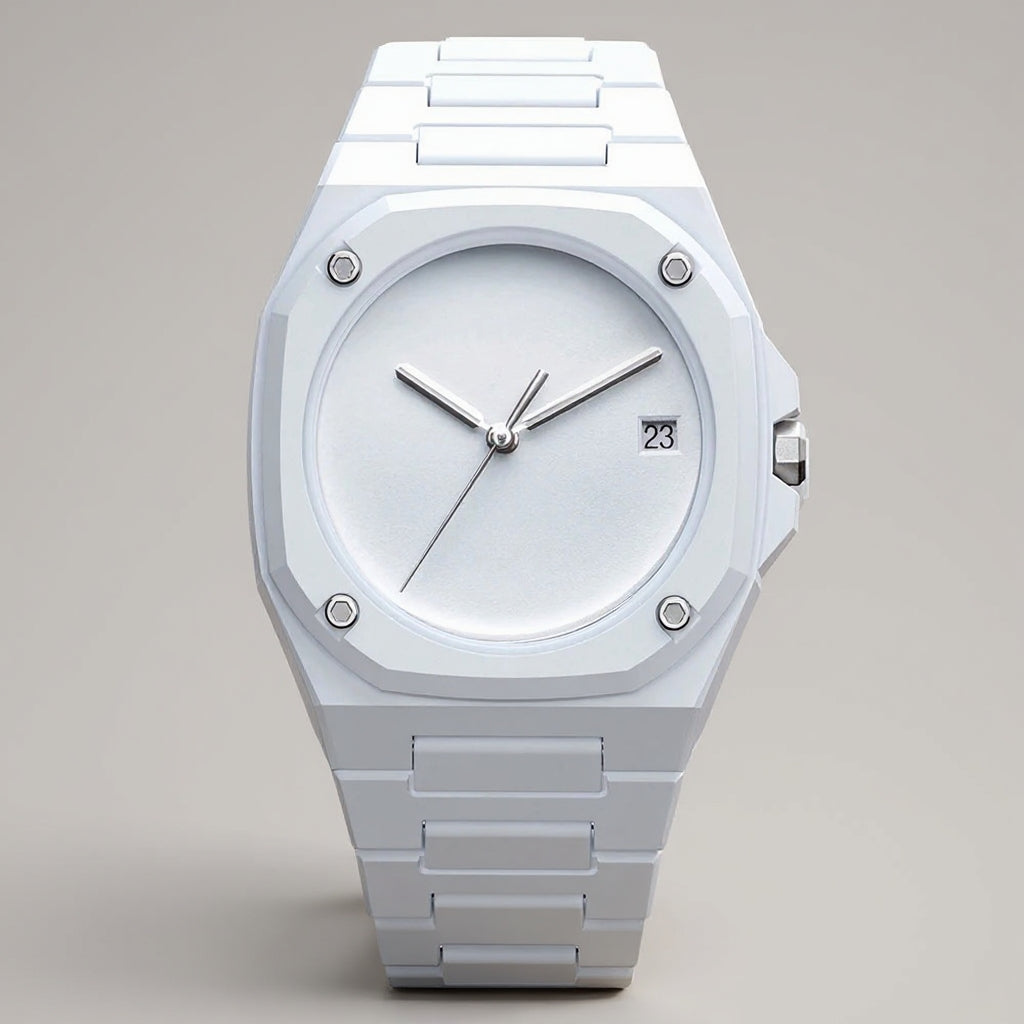 Slate Chrome Quartz Watch
