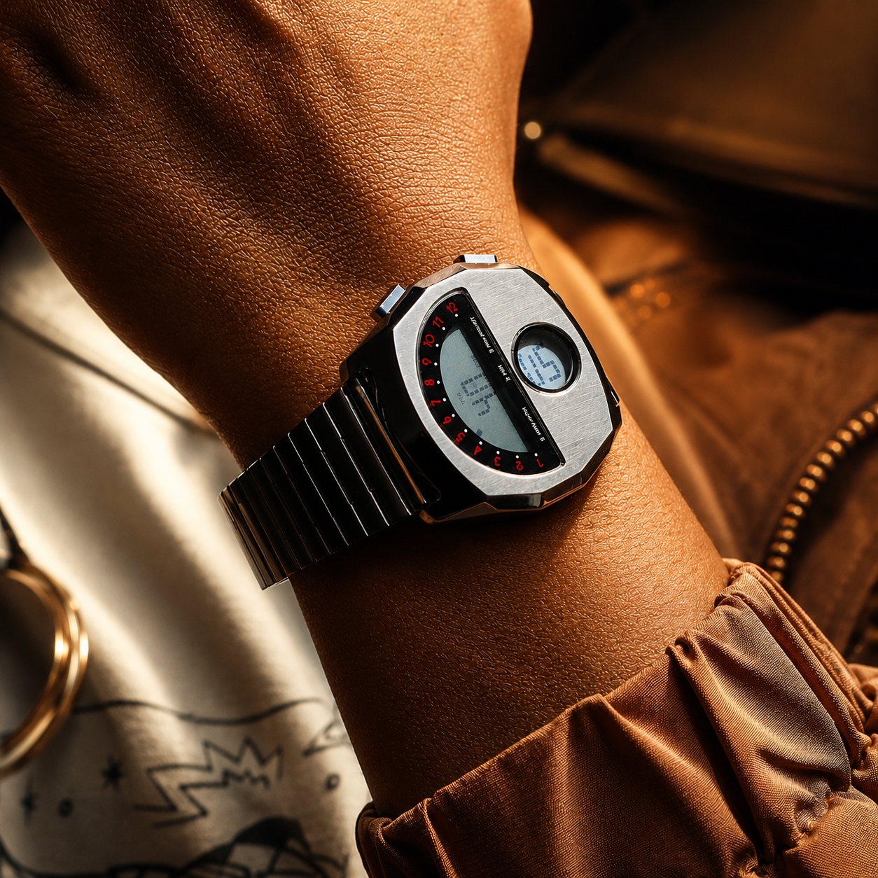 Vektor 77 Retro Digital Watch