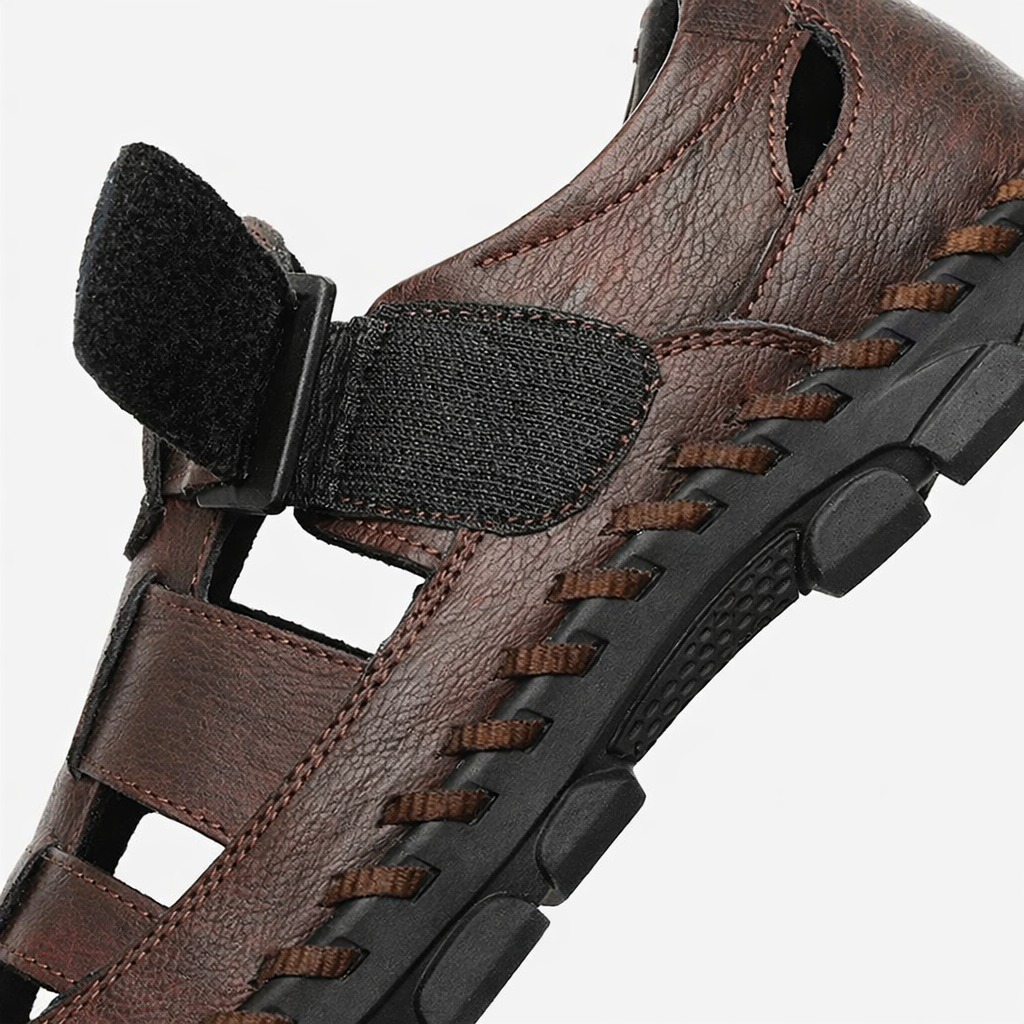 Bravon Leather Sandals