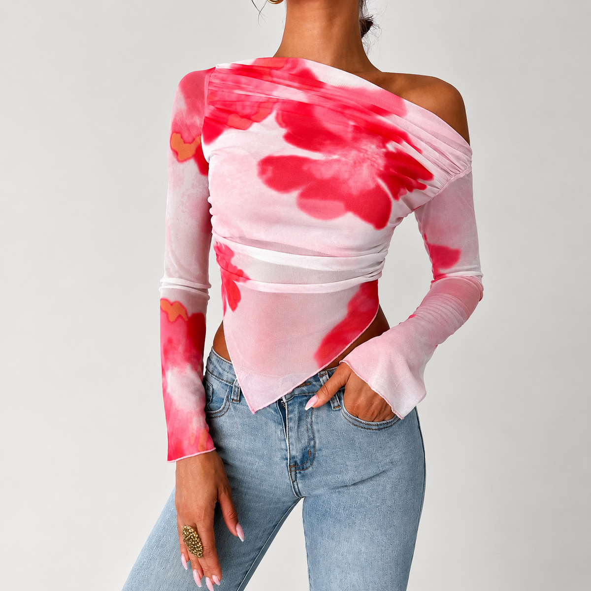 Sweet Spice Mesh Top