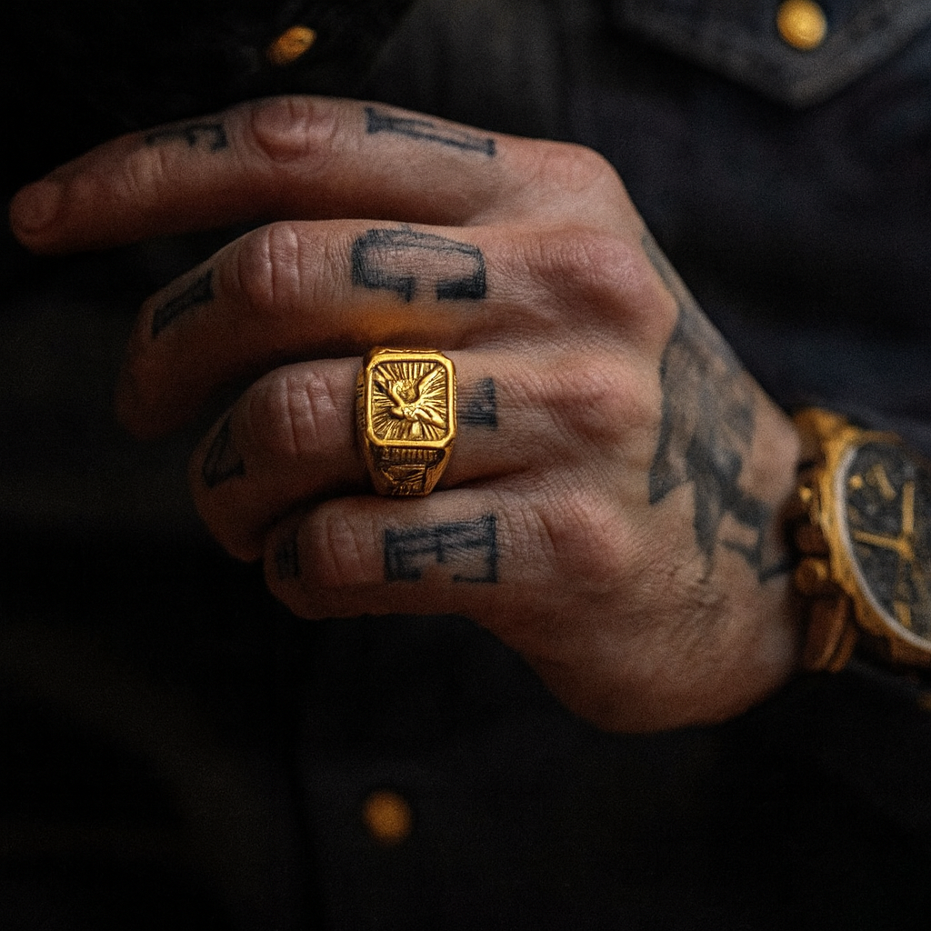 Eagle Crest Signet Ring