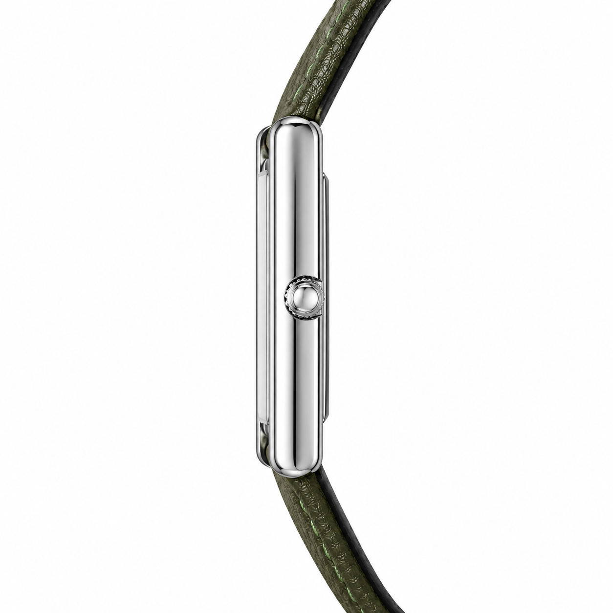 Noir Spade Leather Watch