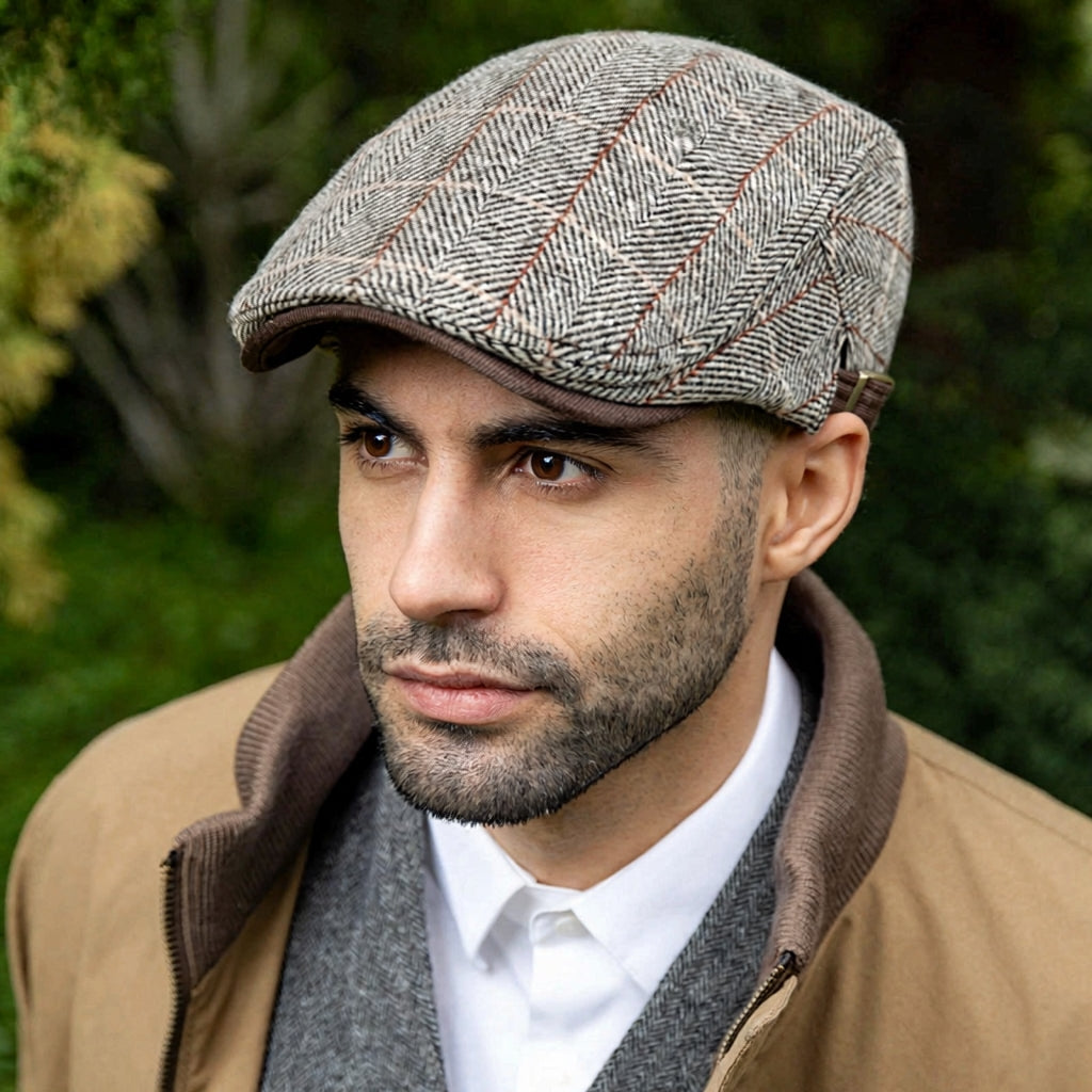 Oxford Grid Plaid Cap