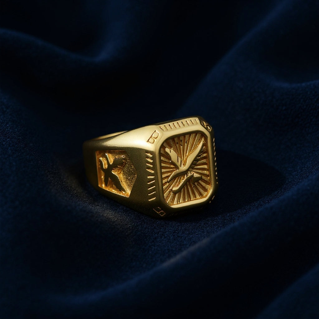 Eagle Crest Signet Ring
