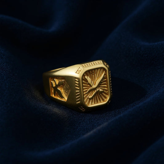 Eagle Crest Signet Ring
