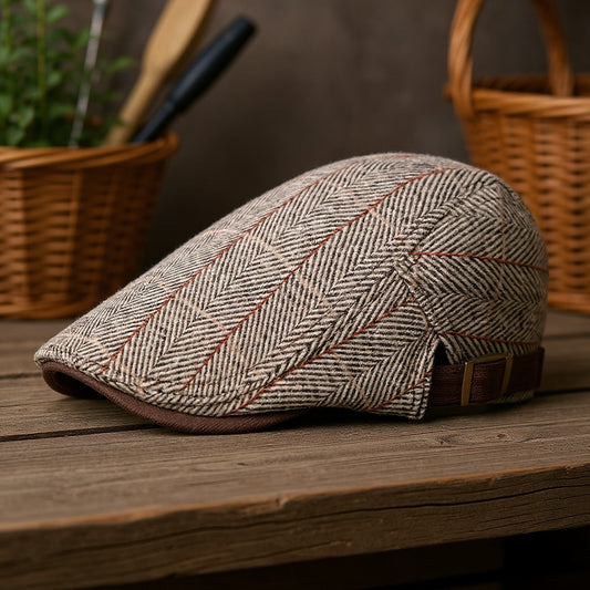 Oxford Grid Plaid Cap
