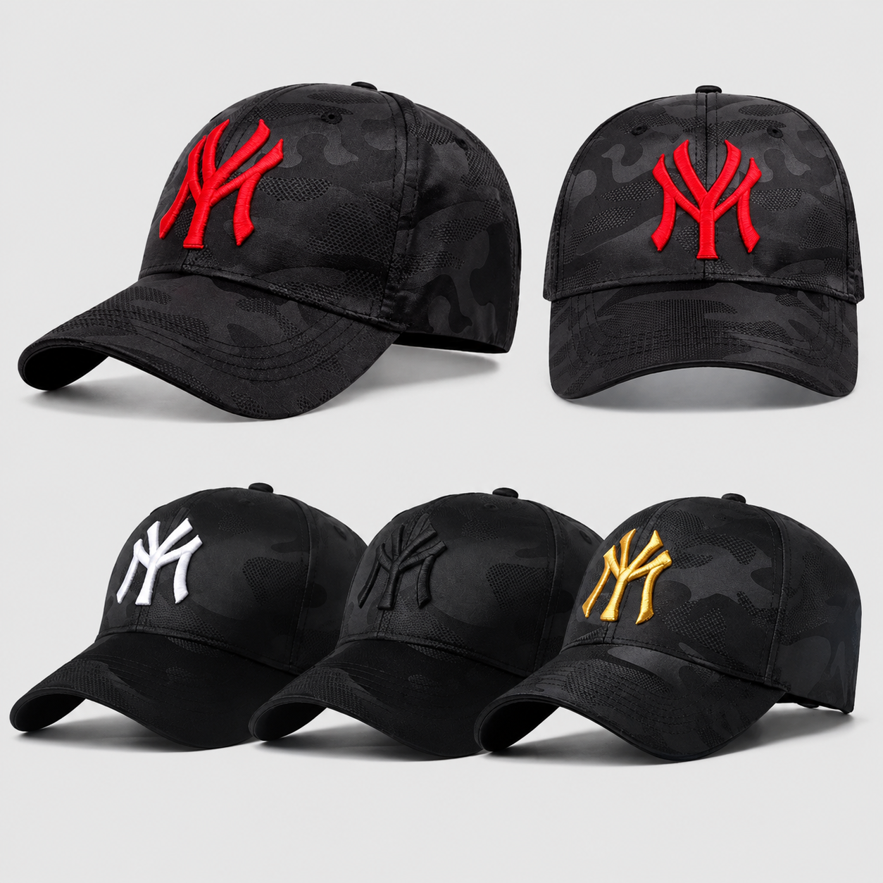 Black Camo Cap