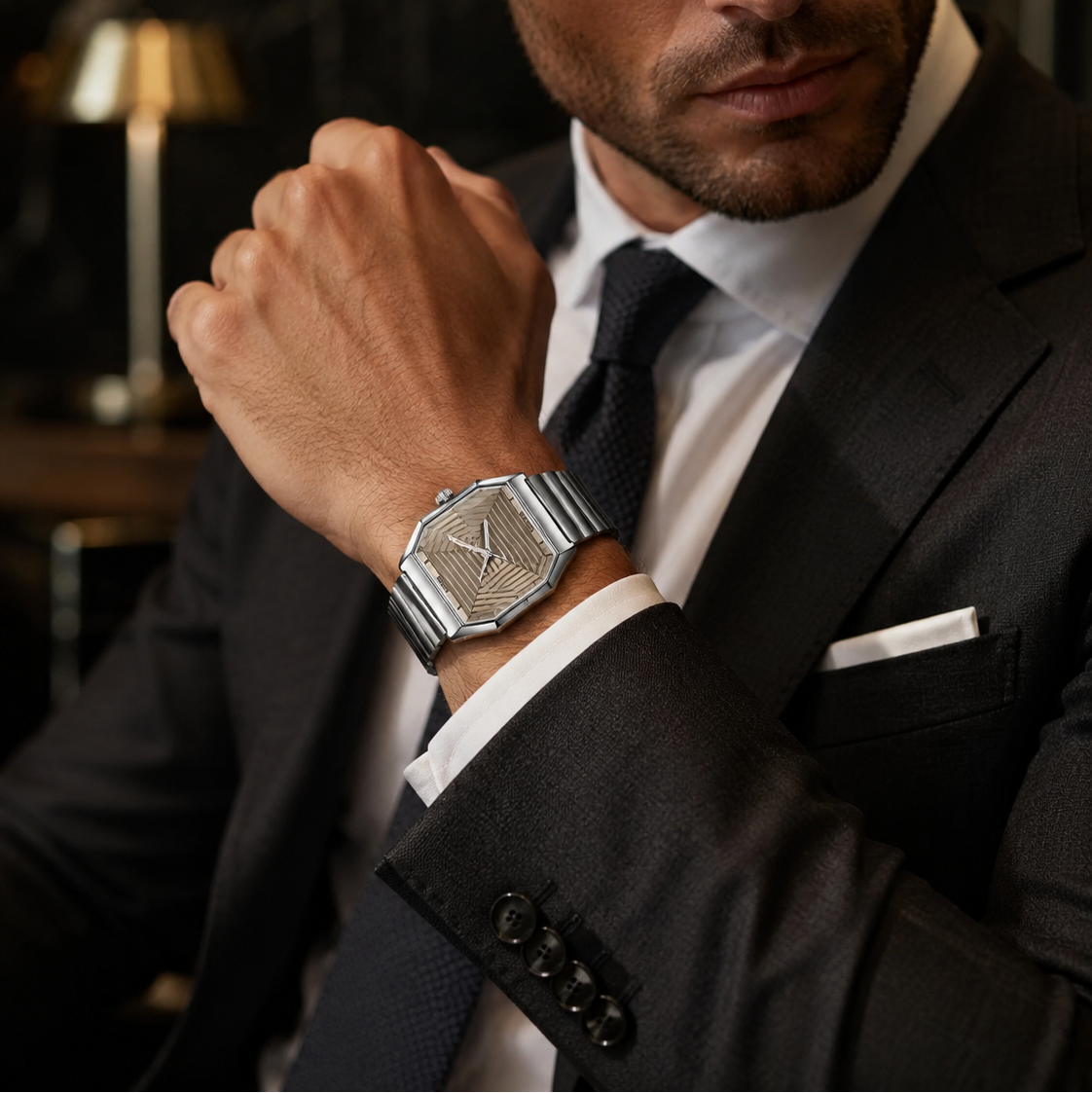 Infinity Stainless Steel Timepiece