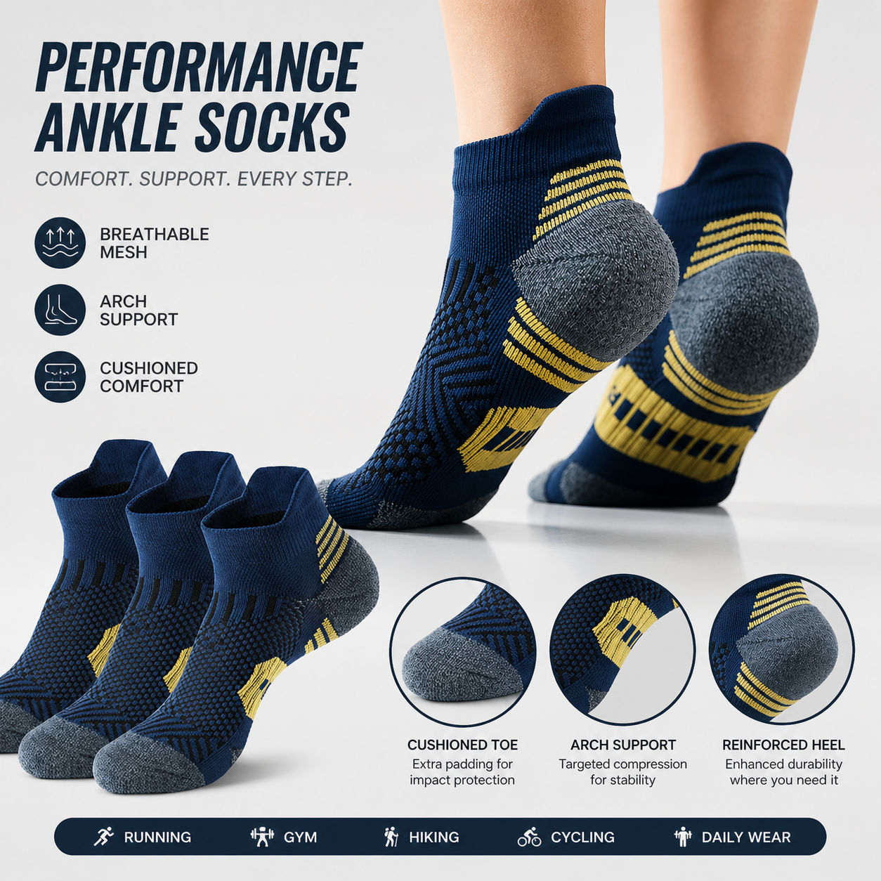 Flex Dry Performance Socks