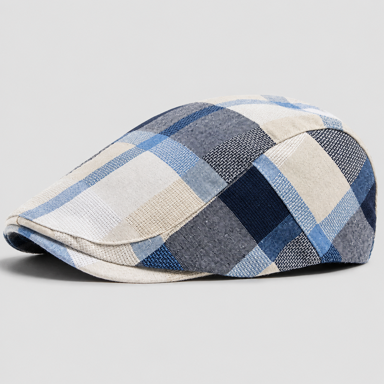 Classic Plaid Beret Cap
