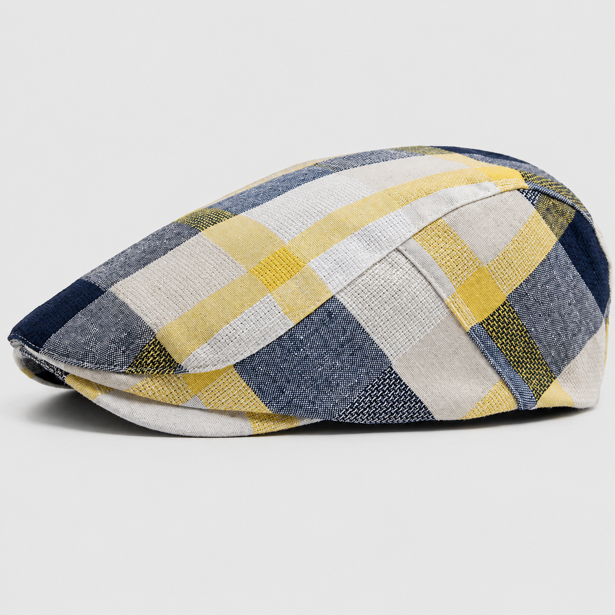 Classic Plaid Beret Cap