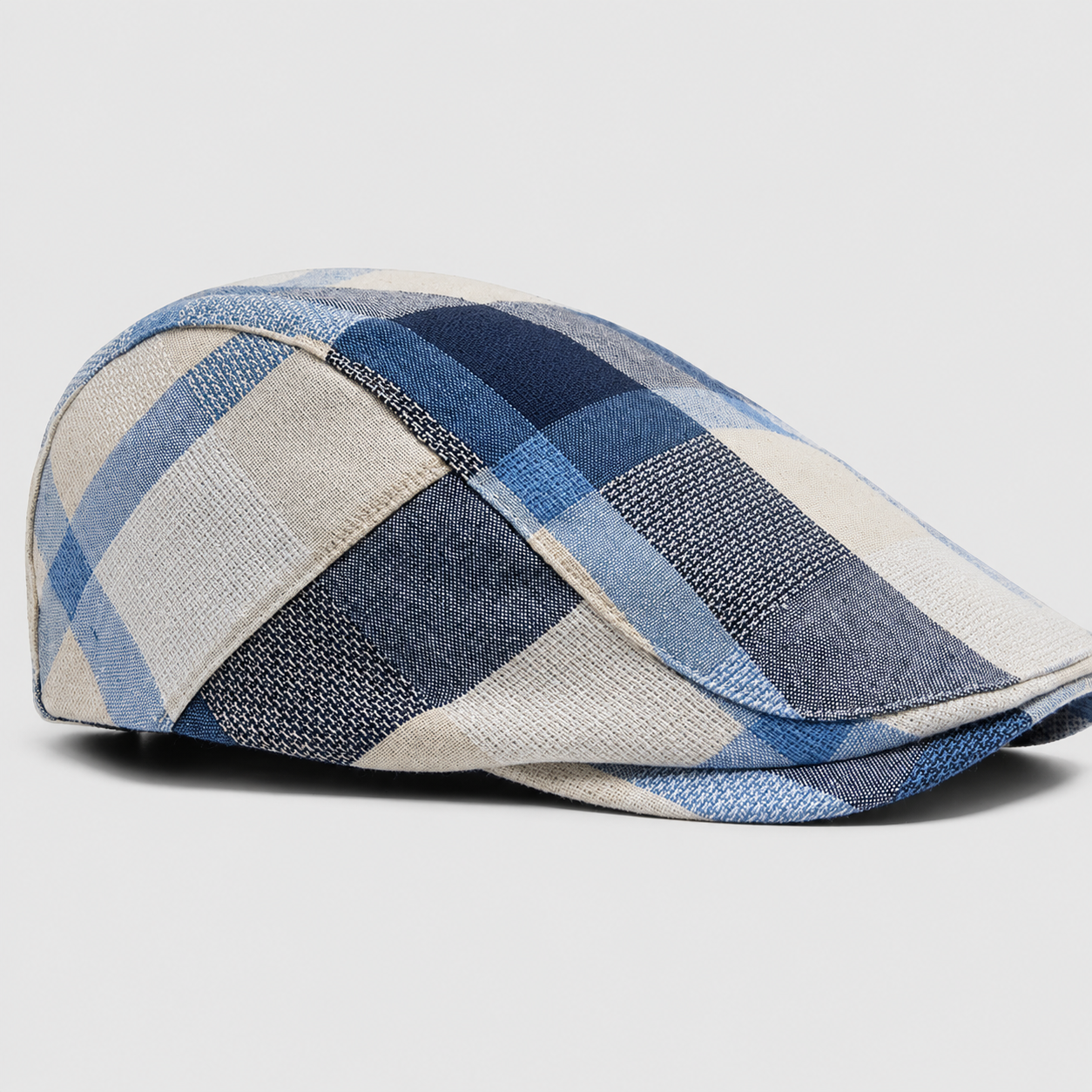 Classic Plaid Beret Cap