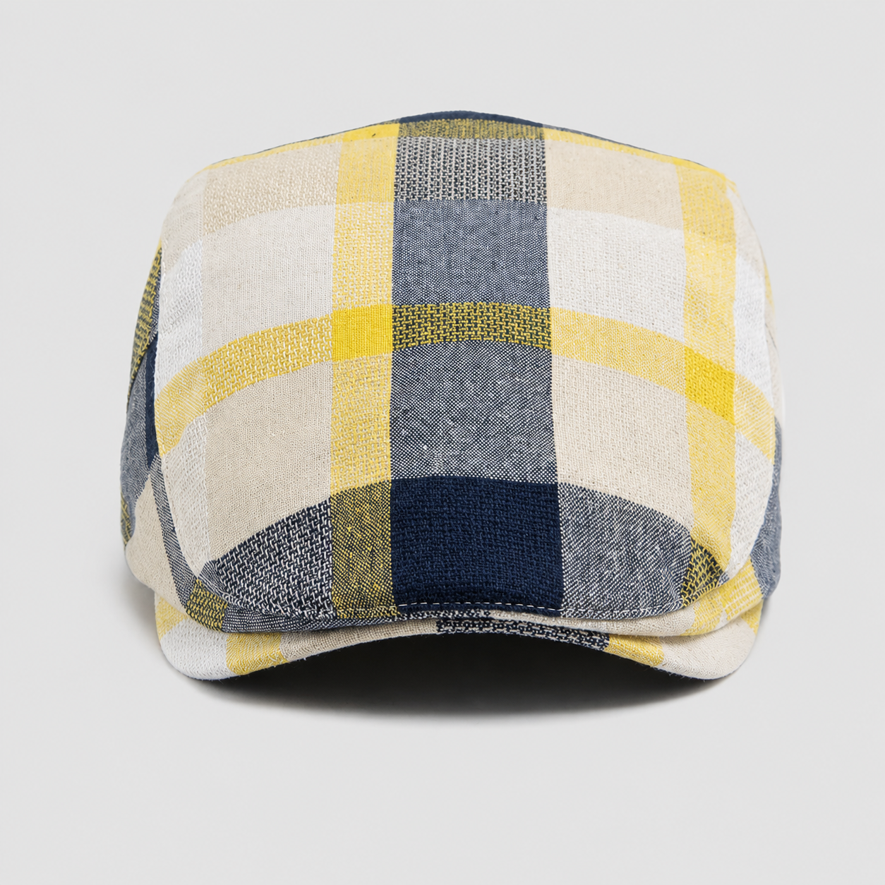 Classic Plaid Beret Cap