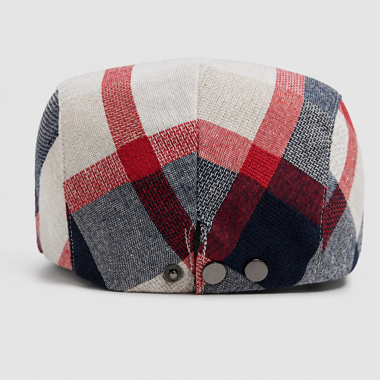 Classic Plaid Beret Cap