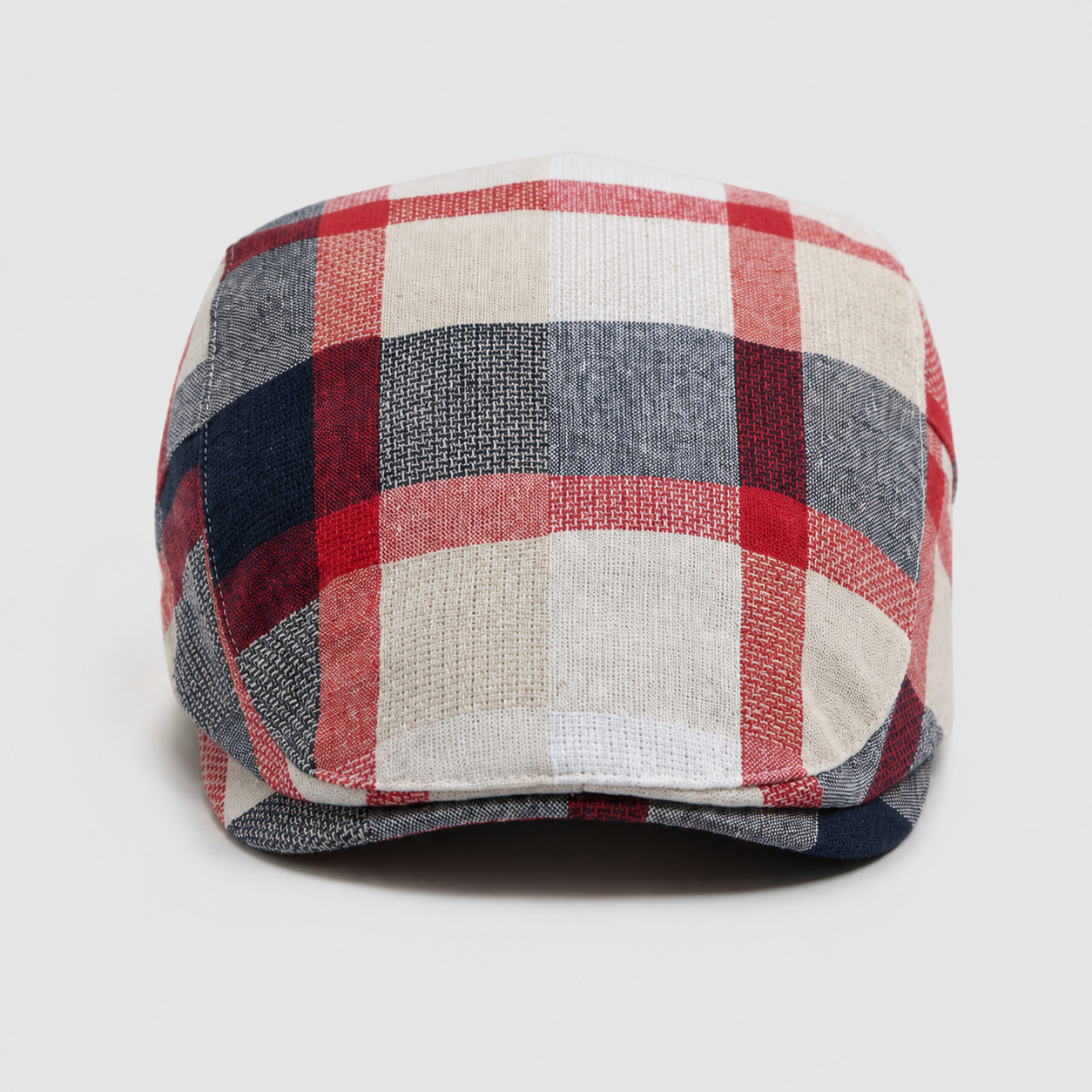 Classic Plaid Beret Cap