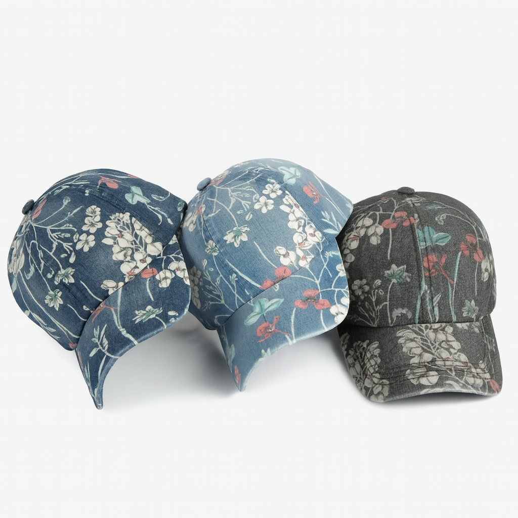 Sunset Denim Cap