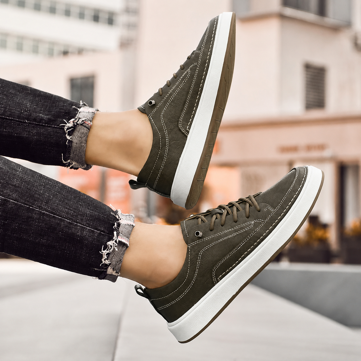 Heritage Comfort Leather Oxfords
