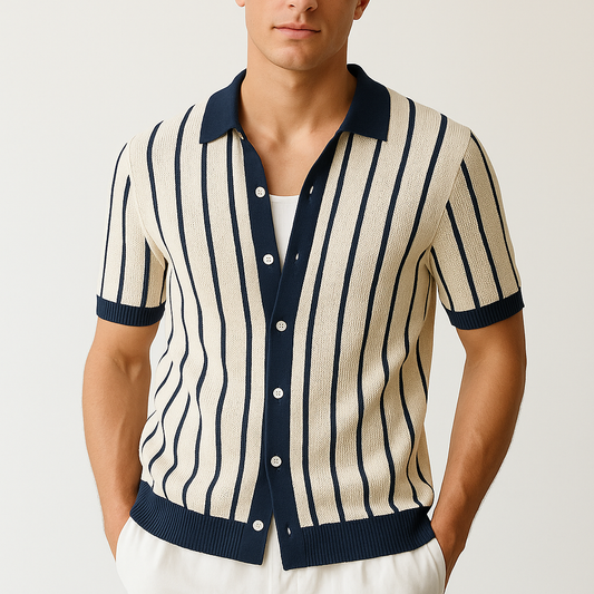 The Anchorman Stripe Polo