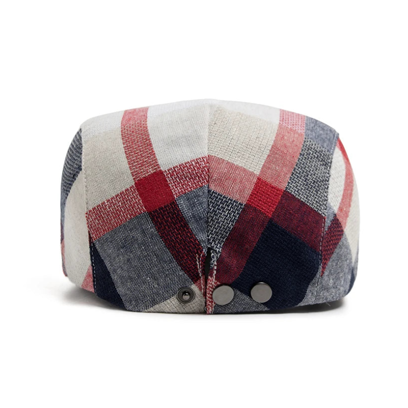 Classic Plaid Beret Cap