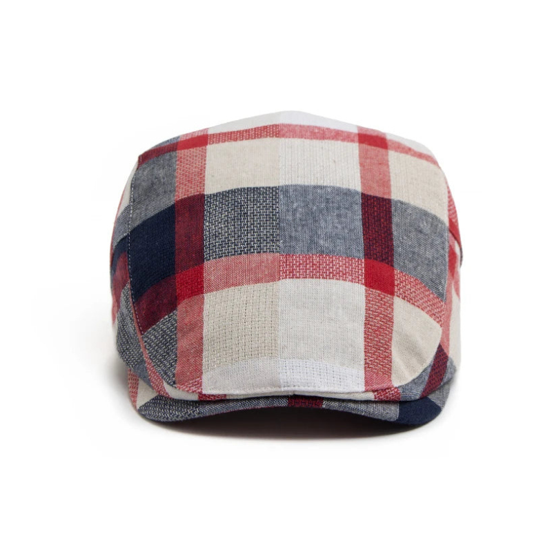 Classic Plaid Beret Cap