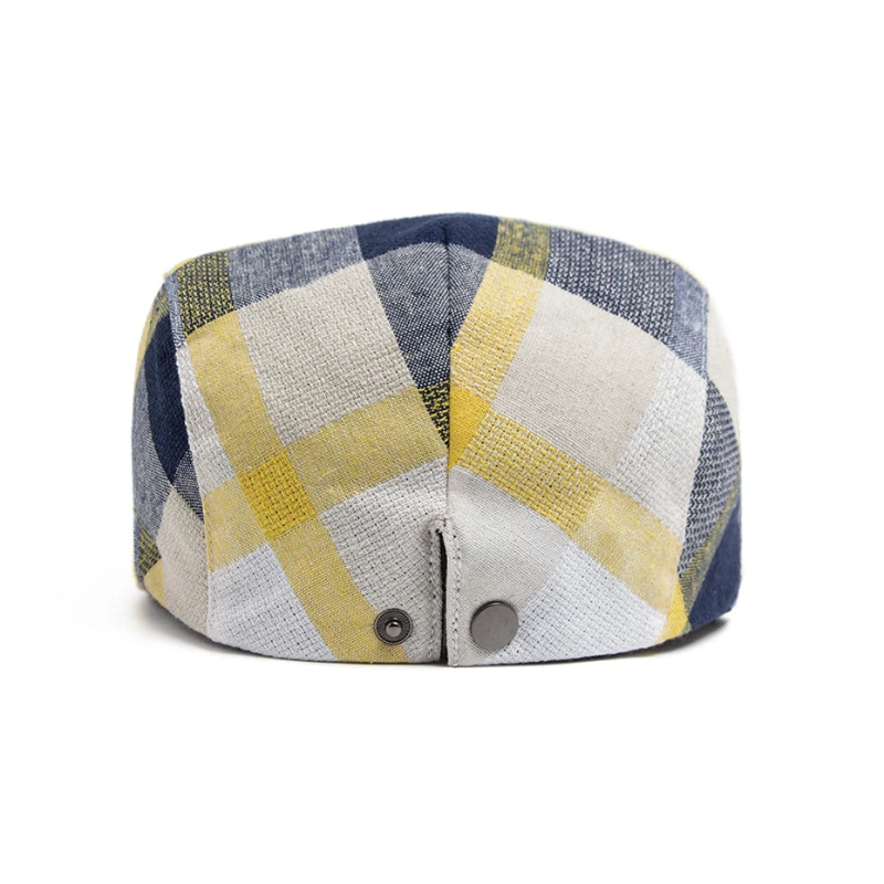 Classic Plaid Beret Cap