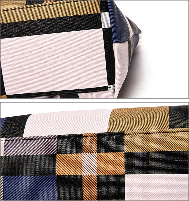 Plaid Elegance Tote