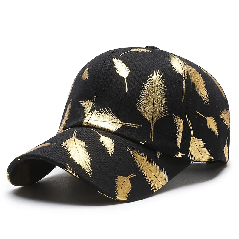 Luxe Feather Cap