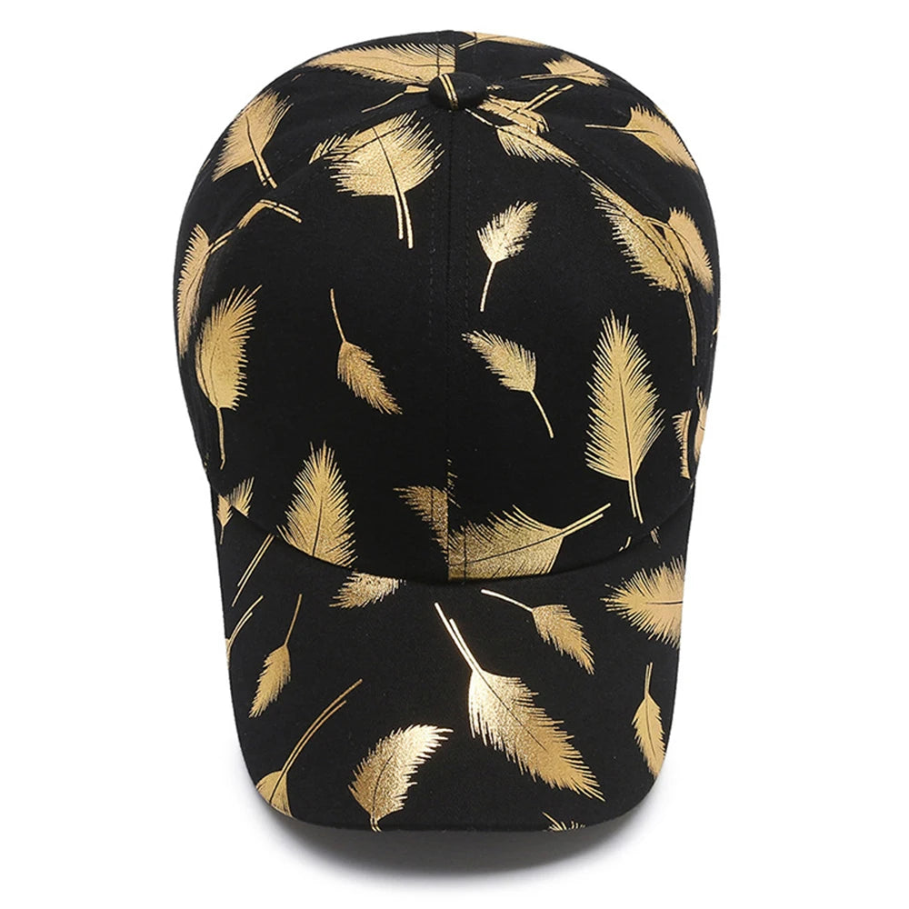 Luxe Feather Cap