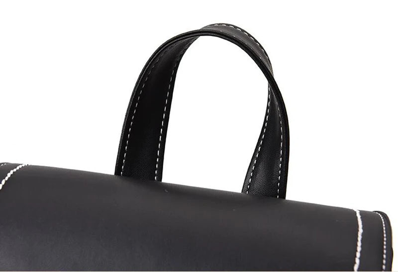 Elegance Plaid Leather Pack