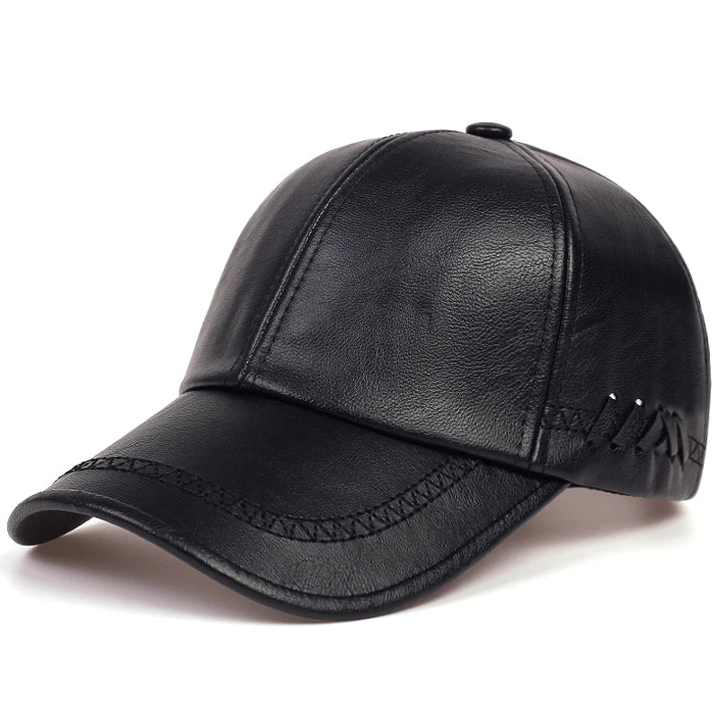 All-Season Leather Cap