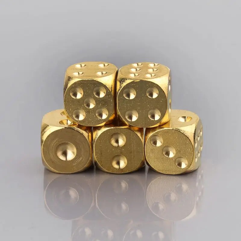 High Roller Brass Dice