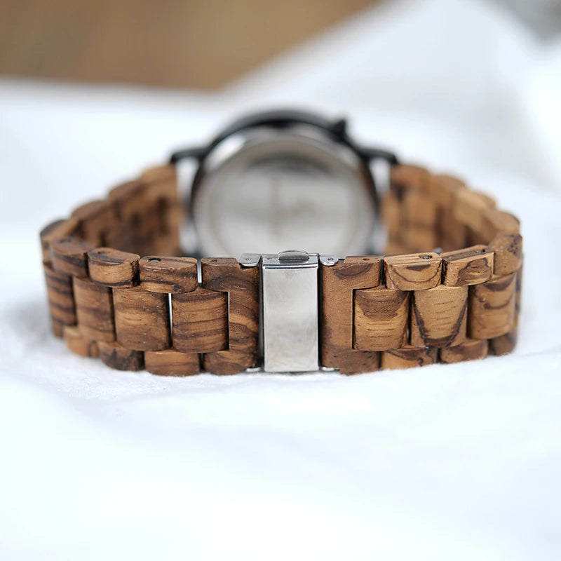 Fusion Wood Digital Timepiece