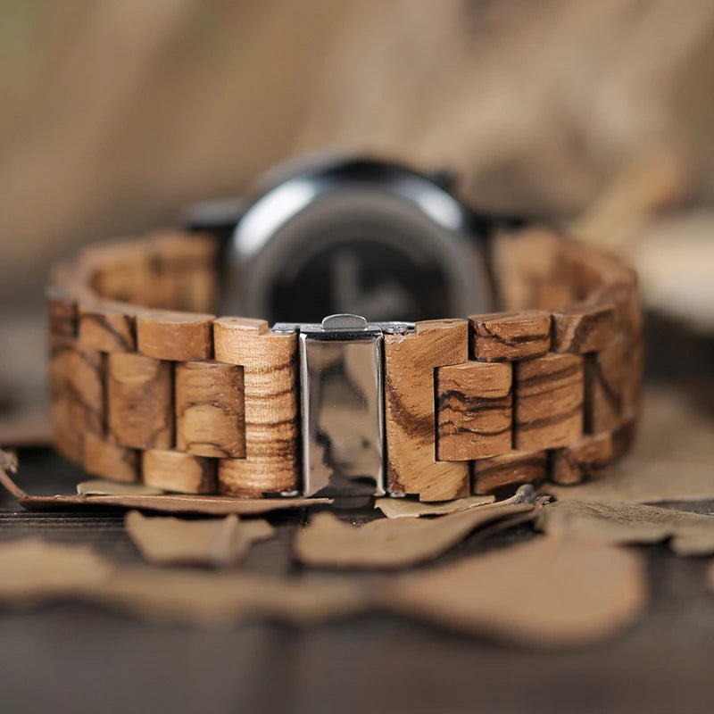 Fusion Wood Digital Timepiece