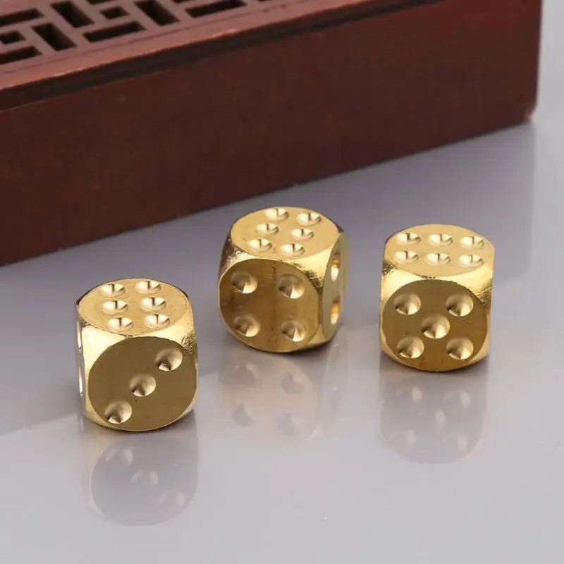 High Roller Brass Dice