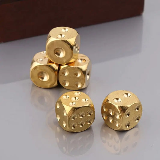 High Roller Brass Dice