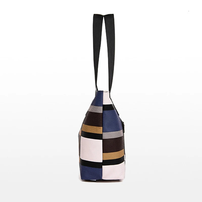 Plaid Elegance Tote