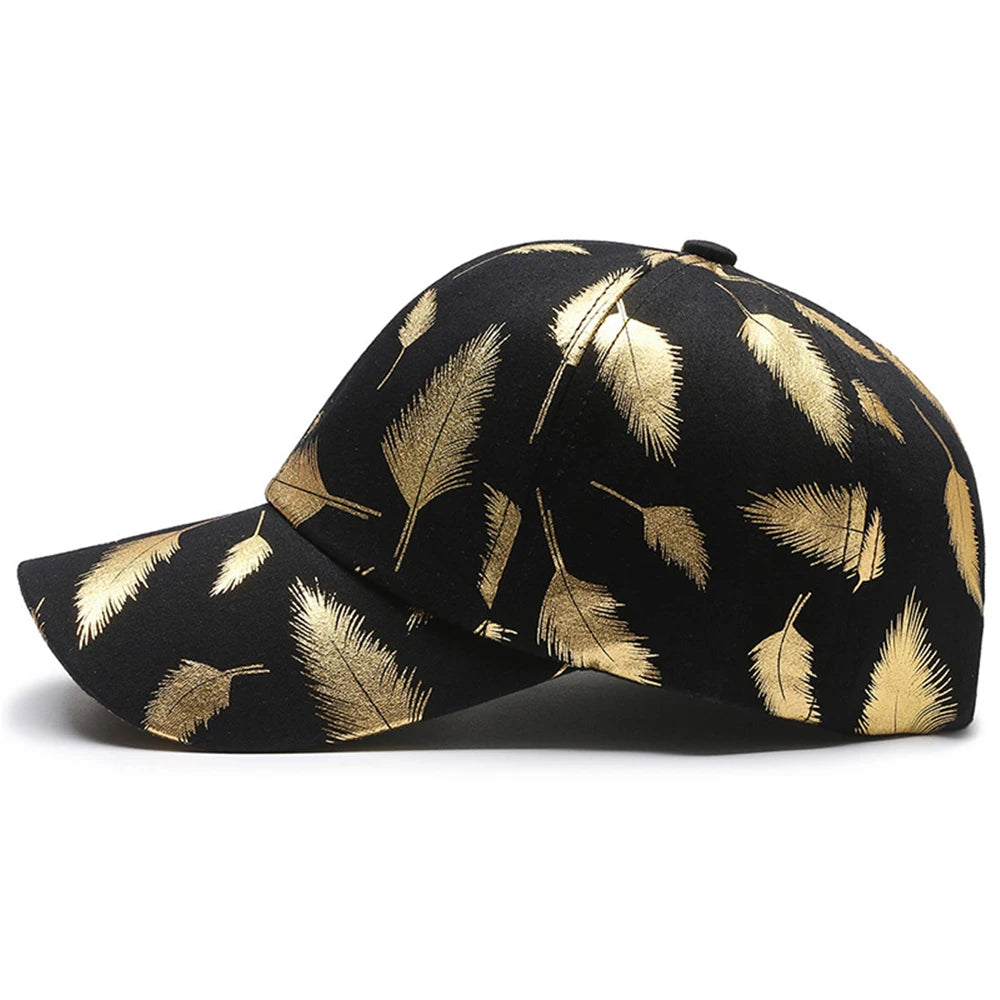 Luxe Feather Cap