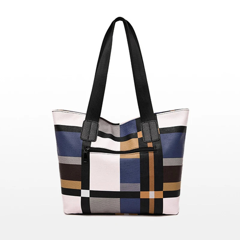 Plaid Elegance Tote