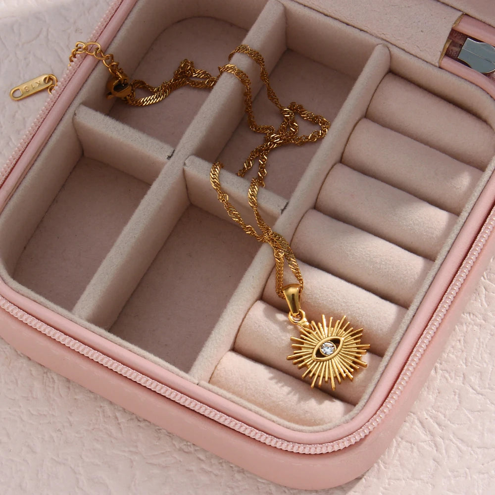 Sacred Eye Sun Pendant