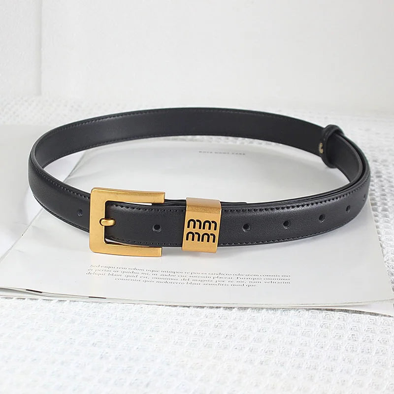 Sable Form Leather Belt
