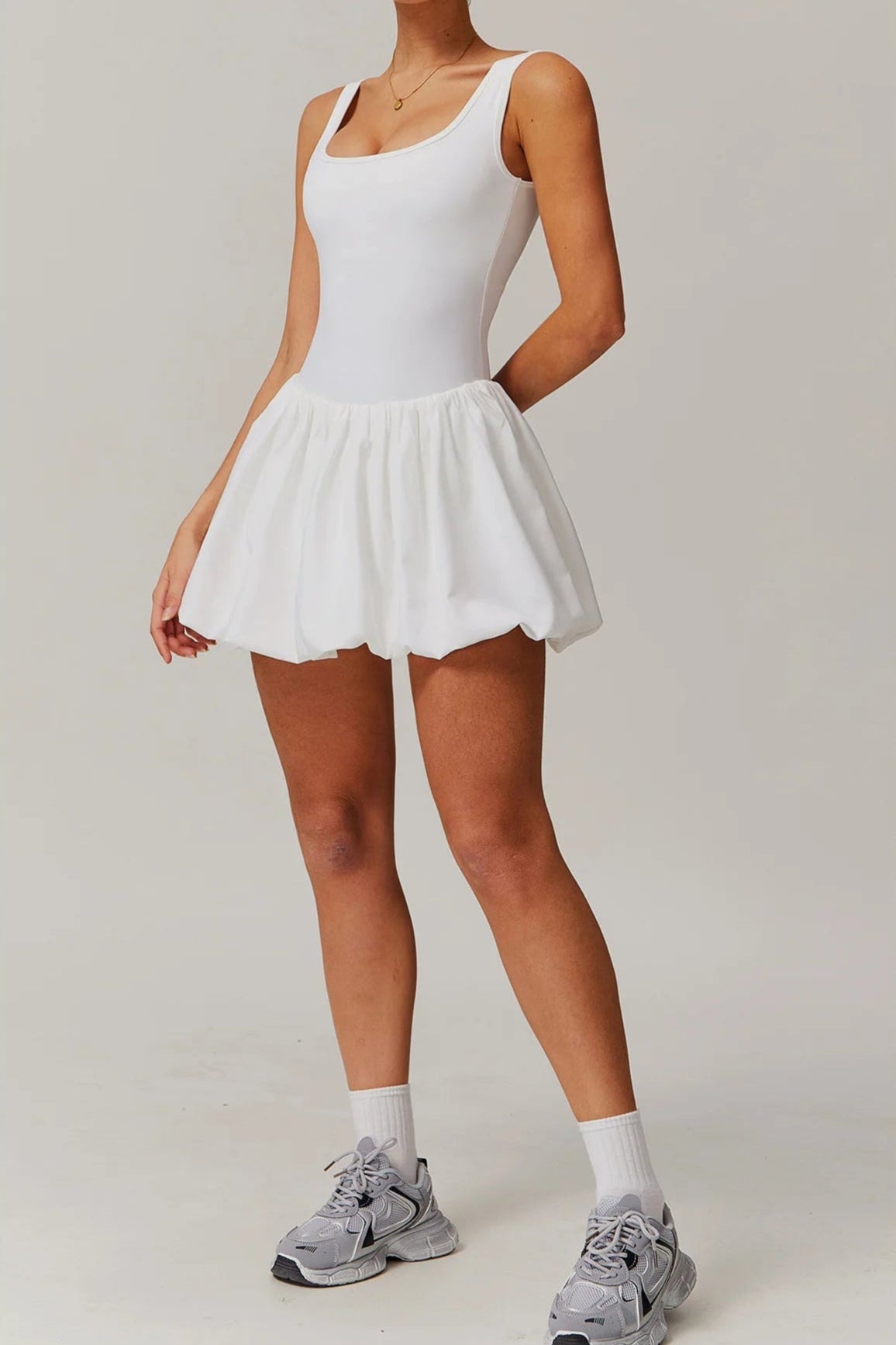 Celeste Athletic Romper
