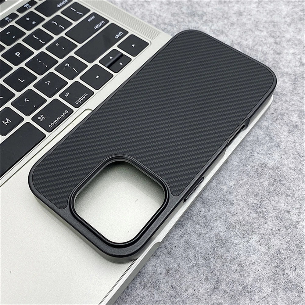 Luxury Carbon Fiber iPhone Case