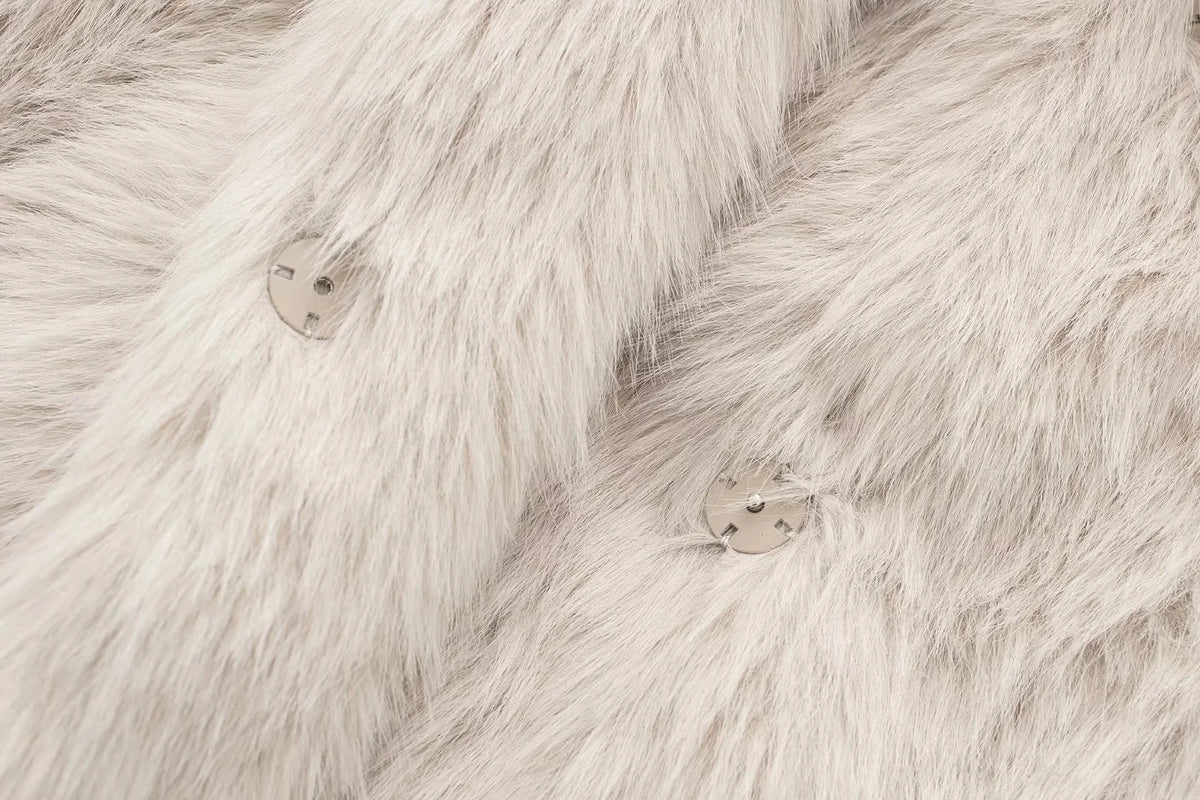 Ivory Chic Fur Jacket