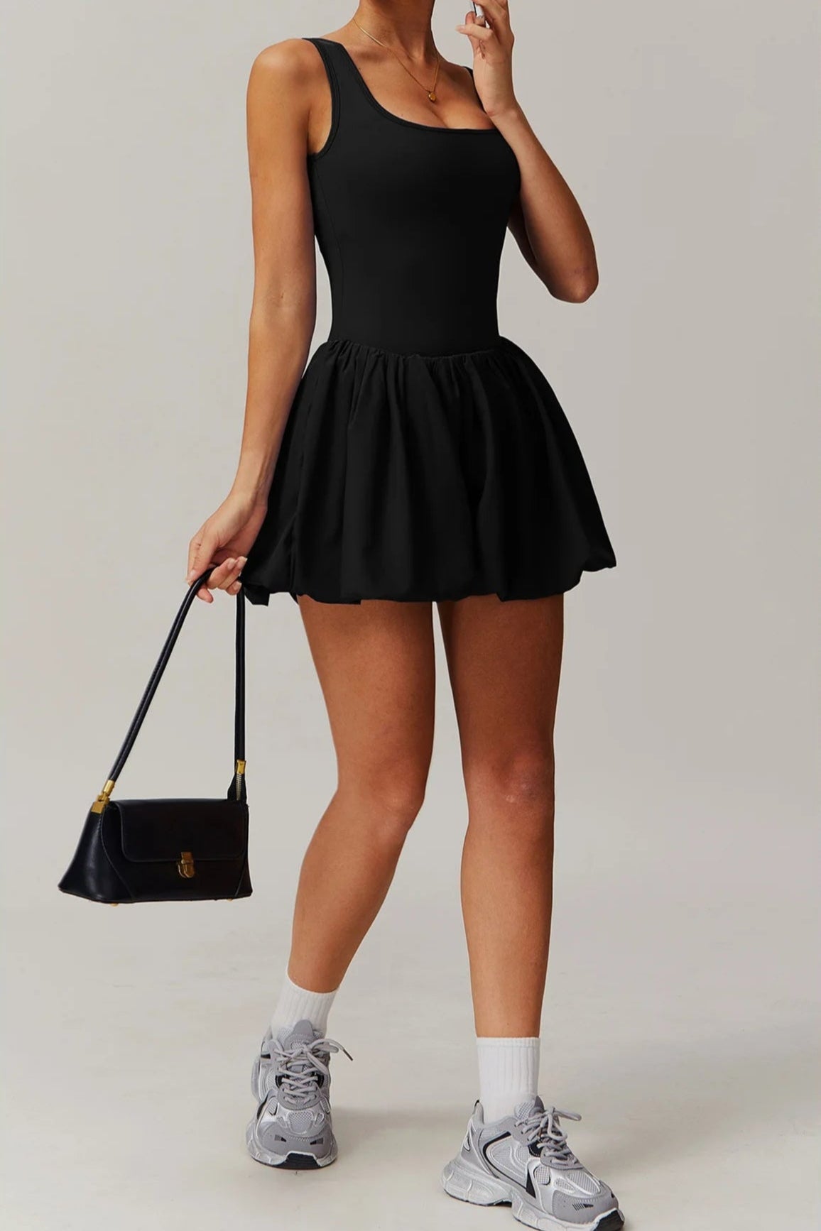 Celeste Athletic Romper